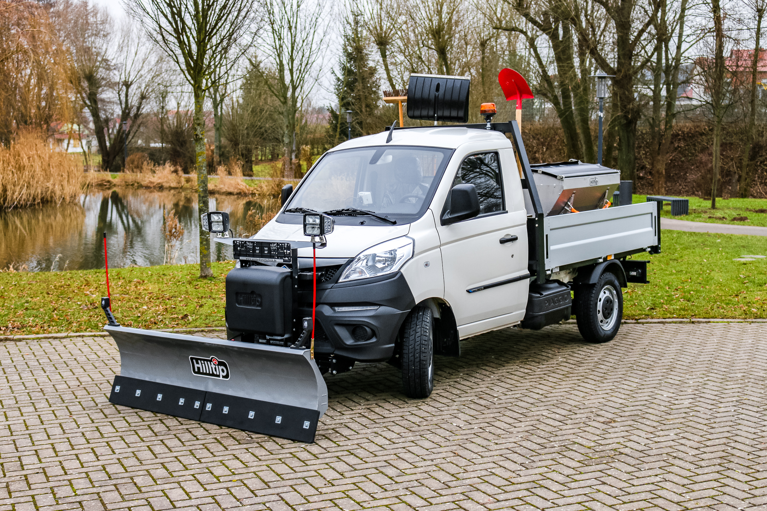 Piaggio Porter NP6 Winterdienst Piaggio NP6 Winterdienstfahrzeug